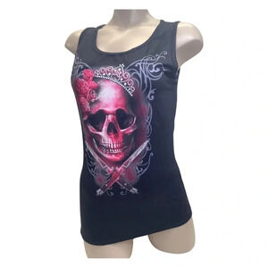 Skeleton Sleeveless Top